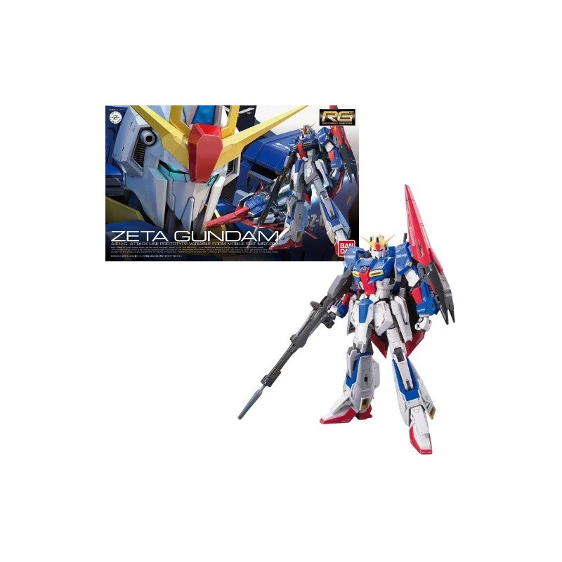 Gunpla RG 1/144 Zeta Gundam Model Set