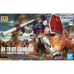 Bandai Gundam  rx-78-02 origin 1/144 high grade