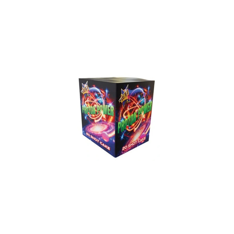 Cosmic Proton Power 20 Shot Cake Firework