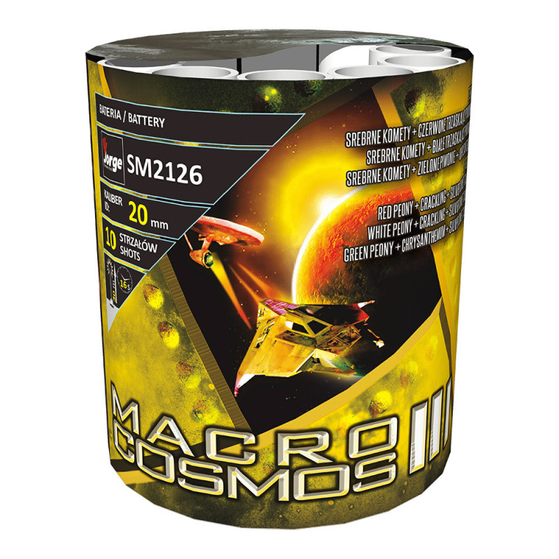 Jorge Fireworks Makrocosmos III – 10 Shot Battery