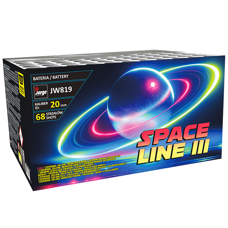Jorge Fireworks Space Line 68 Shot Battery
