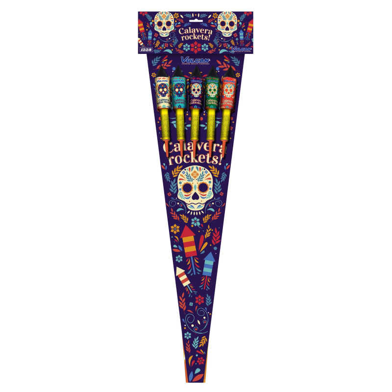 Vulcan Calavera Rockets 1.3G   5 Pk