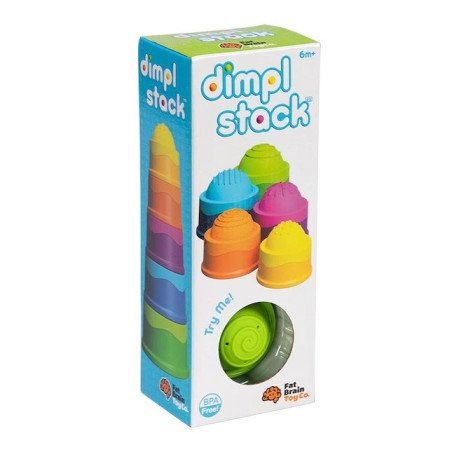 Fat Brain Toys Dimpl Stack Baby Sensory