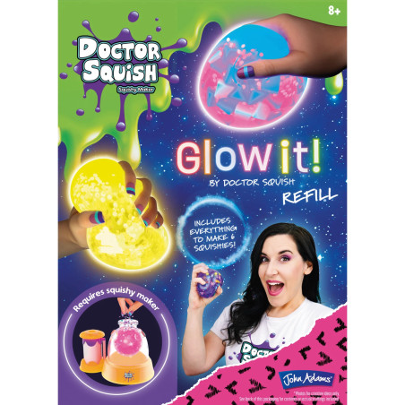 Doctor Squish - Glow In The Dark Squishy Maker - REFILL PACK