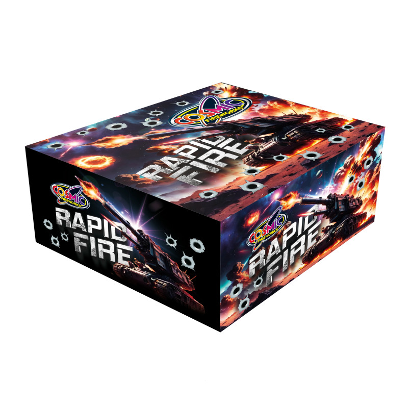 Cosmic Fireworks Rapid Fire Single Ignition Compound Firework