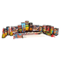 Saturn Selection Box  With FREE Red Comet Box & Mega Sparklers