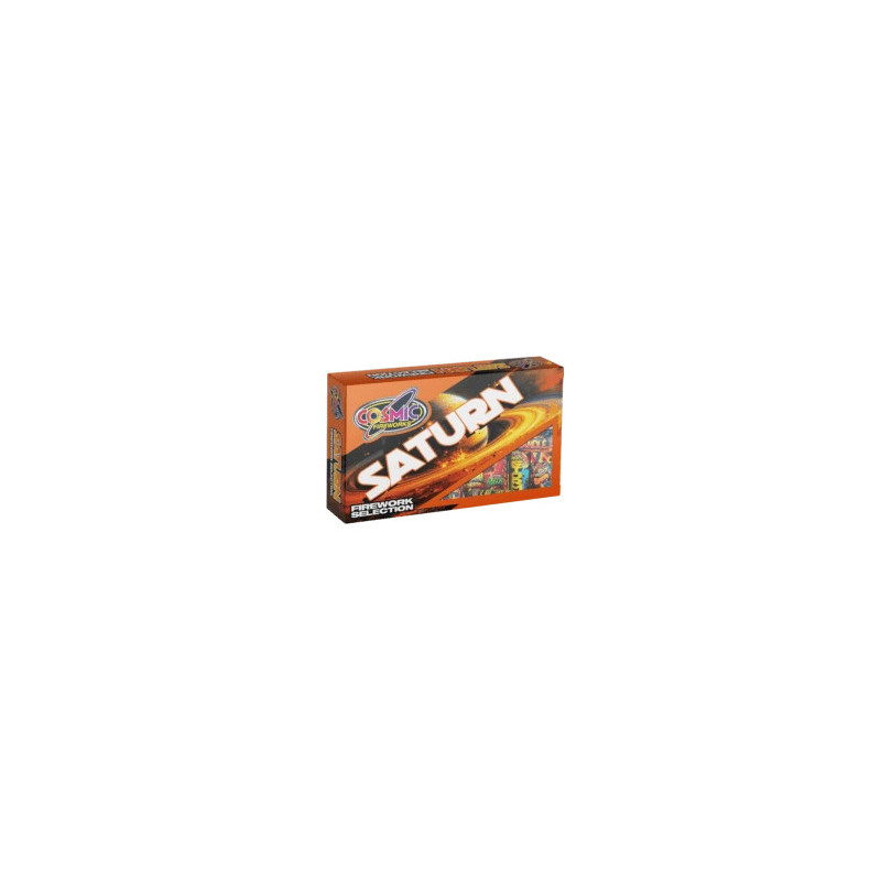 Saturn Selection Box  With FREE Red Comet Box & Mega Sparklers