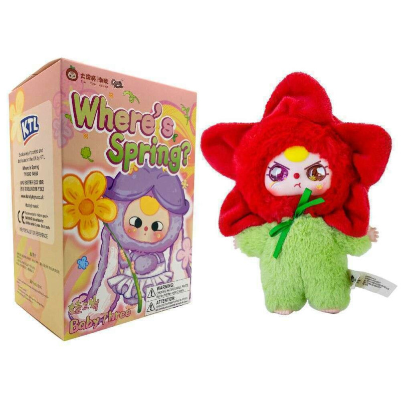 Baby Three Where's Spring? Blind Box Plush