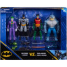 DC Comics Batman and Robin vs. The Joker and King Shark 4-inch Action Figures