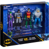 DC Comics Batman and Robin vs. The Joker and King Shark 4-inch Action Figures