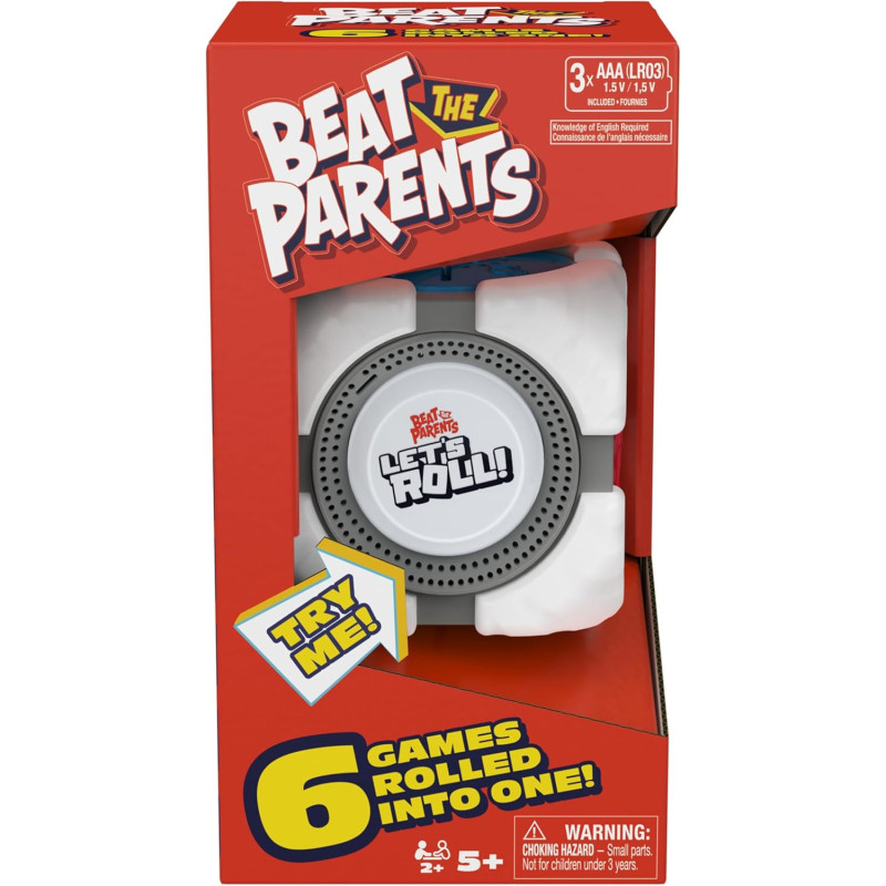 Beat the Parents: Let’s Roll! 6-in-1 Electronic Game Cube
