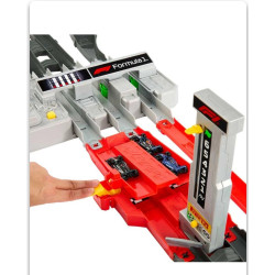Hot Wheels Racing Formula 1 Grand Prix Circuit Track Set with 3 Die-Cast Cars