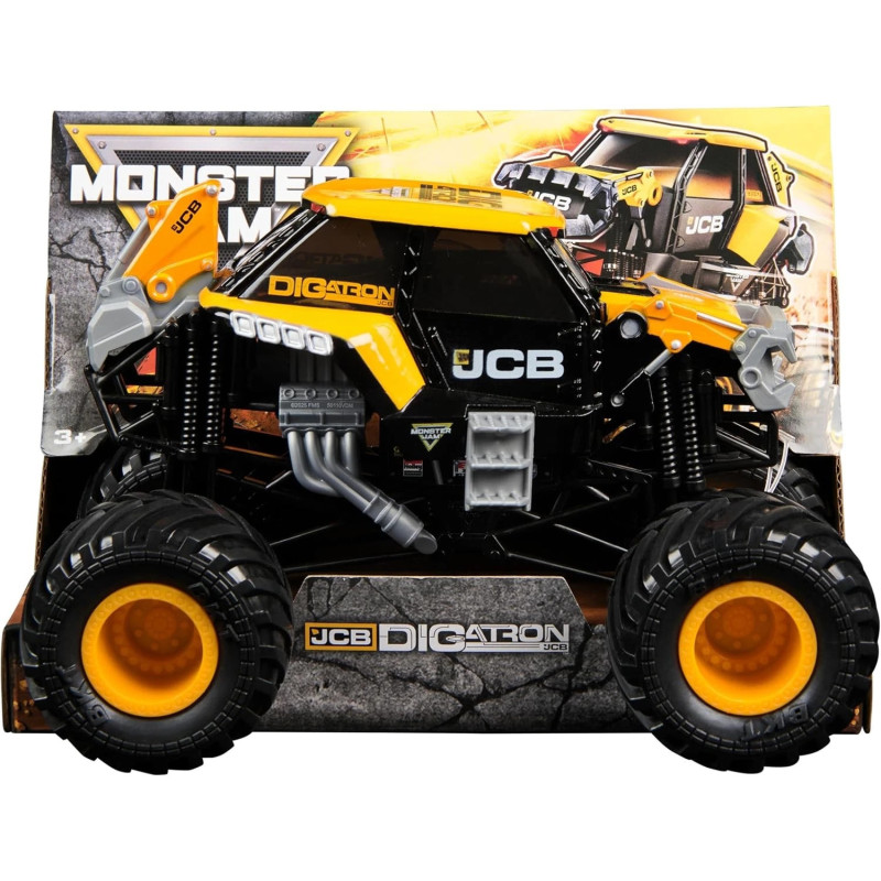 Monster Jam 1:24 Scale Official JCB DIGatron Monster Truck Die-Cast Vehicle