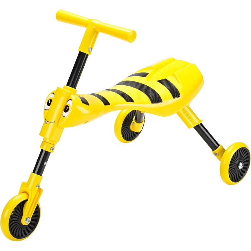 Scuttlebug 3-Wheel Foldable Ride-On Tricycle-Yellow Bumble