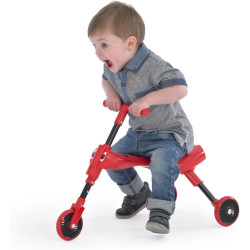 Scuttlebug 3-Wheel Foldable Ride-On Tricycle- Red Beetle