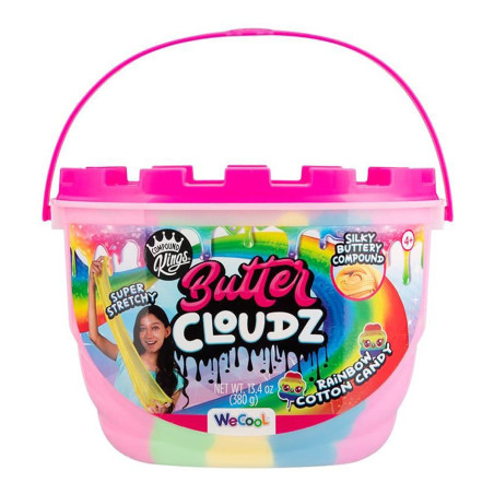 Compound Kings Butter Cloudz Slime Rainbow Cotton Candy Scented