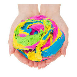 Compound Kings Butter Cloudz Slime Rainbow Cotton Candy Scented