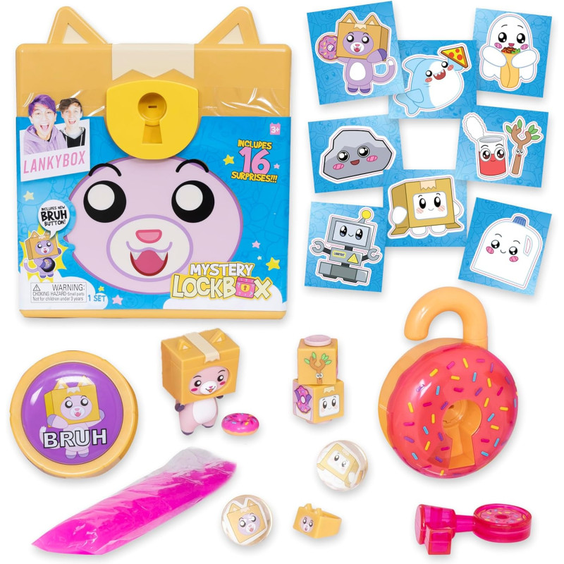 Lankybox Mystery Lock Box Surprise Giant Blind Box