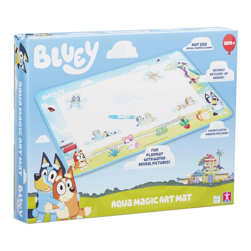 Bluey Aqua Magic Art Mat Mess Free Creative Play