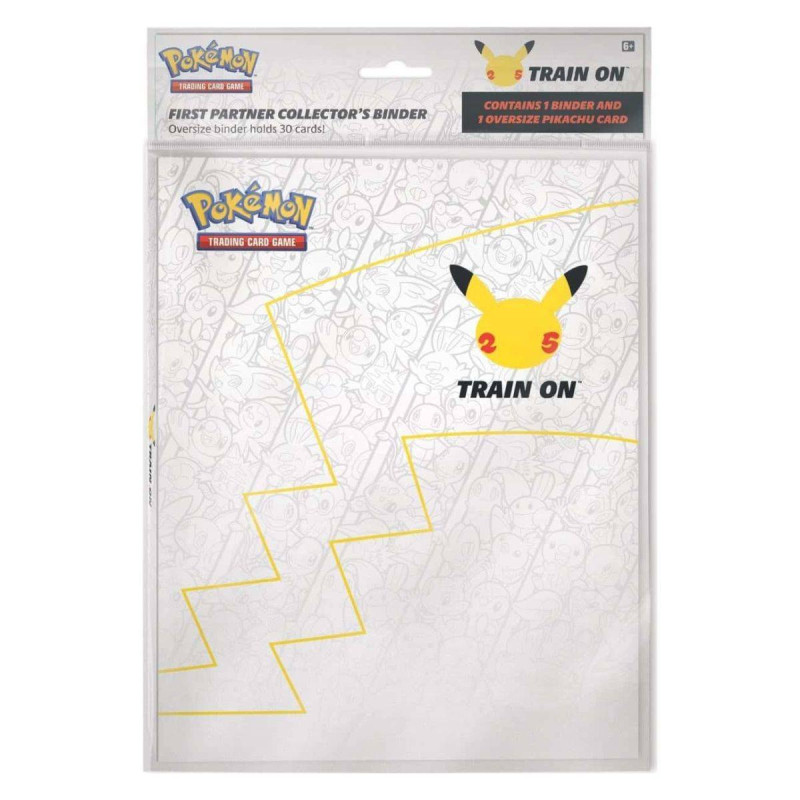 Pokémon Card 25th Anniversary First Partner Collector Binder Inc Jumbo Pikachu