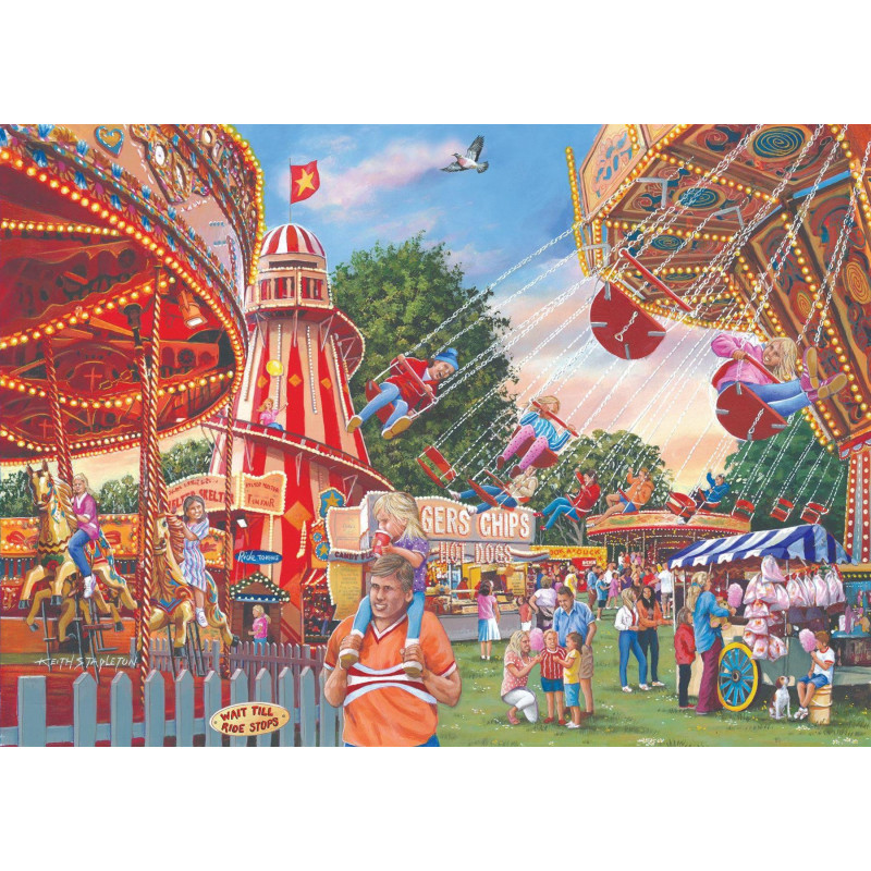 House Of Puzzles Hop No. 28 Fun at the Fair 1000  Piece Jigsaw Puzzle