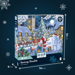 House Of Puzzles Hop Let It Snow  4 x 500 Piece Jigsaw Puzzle