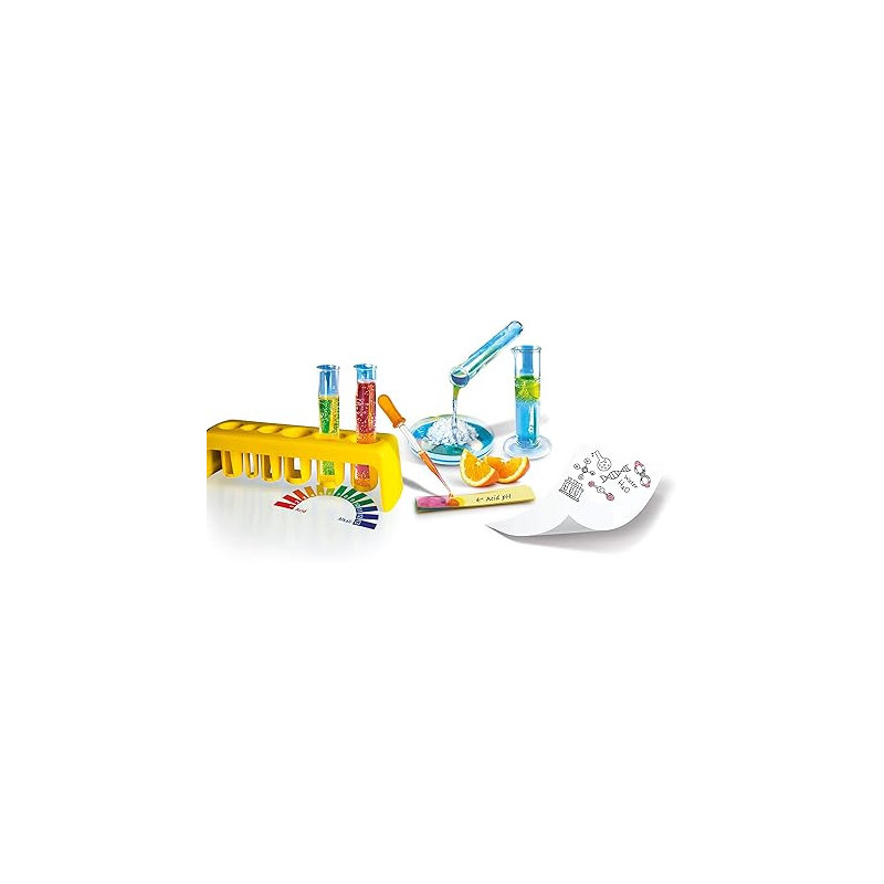 Clementoni- Science and Play: Chemistry Lab Experiments Kit