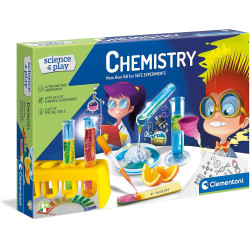 Clementoni- Science and Play: Chemistry Lab Experiments Kit
