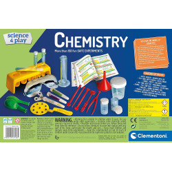 Clementoni- Science and Play: Chemistry Lab Experiments Kit
