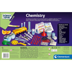 Clementoni- Science and Play: Chemistry Lab Experiments Kit