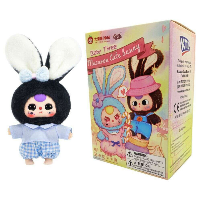 Baby Three Macaron Cute Bunny Blind Box Plush