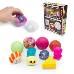 Scrunchems Large Vending Machine includes 10 Squishy Fidget Toys