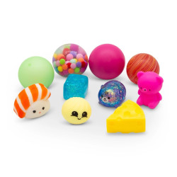 Scrunchems Large Vending Machine includes 10 Squishy Fidget Toys