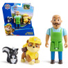 Paw Patrol Rubble & Mr. Porter Figure Pack with Skunk Toy Figure
