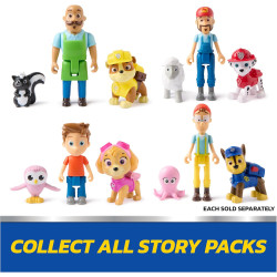 Paw Patrol Rubble & Mr. Porter Figure Pack with Skunk Toy Figure