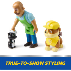 Paw Patrol Rubble & Mr. Porter Figure Pack with Skunk Toy Figure