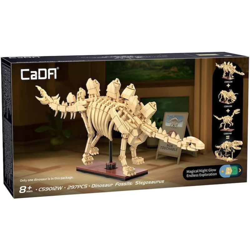 CaDA Stegosaurus (297 Pieces) - C59012W - Skeleton of a Stegosaurus