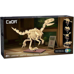 CaDA Velociraptor (256 pieces) - C59014W - Skeleton of a Velociraptor