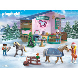 PLAYMOBIL - Horses Of Waterfall - Christmas Baking In The Riding Café - Advent Calendar 71952