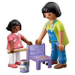 Playmobil SpecialPlus Painting Activity Between Mother and Child 71879