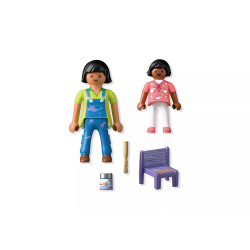 Playmobil SpecialPlus Painting Activity Between Mother and Child 71879