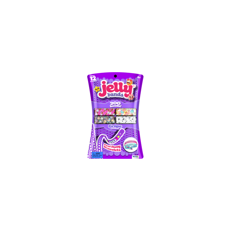Jelly Bands Peel Away Bracelet Pack Grape Scented