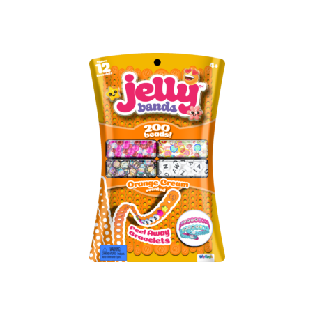 Jelly Bands Peel Away Bracelet Pack Orange Creamsicle Scented