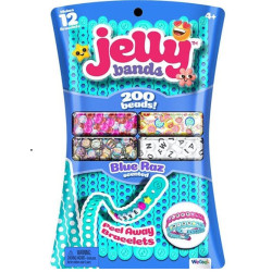 Jelly Bands Peel Away Bracelet Pack Blue Raz Scented