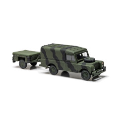 Airfix A02324 LWB Land Rover (Hard Top) & Trailer 1:76 Scale