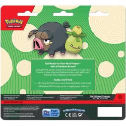 Pokémon TCG: Back to School Set Eraser + 2 Booster Packs 1 x Blister with Olivini or Gourmelet Eraser Assortment