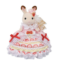Sylvanian Families 5847 Freya's Birthday Celebration Strawberry Cake Dress
