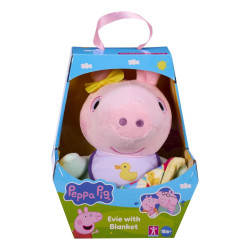 Peppa Pig Baby Evie with Blanket Plush Soft Toy