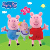 Peppa Pig Peppa, George and Evie 3-Pack Plush Soft Toy
