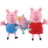 Peppa Pig Peppa, George and Evie 3-Pack Plush Soft Toy